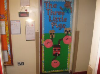 Y2 Classroom Door