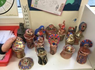 Our Canopic jars