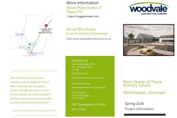 School Build Update from Woodvale Construction Company Ltd