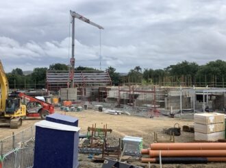 School site from the main road.