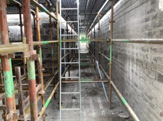 Corridor to infant wing.