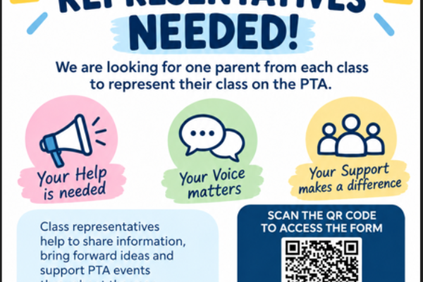 PTA:  Parent Representatives