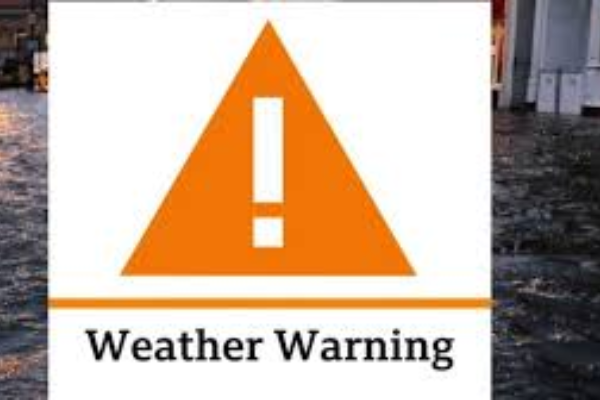 School Closed @ Noon:  Weather Warning