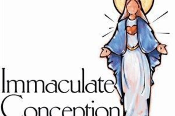 Feast of the Immaculate Conception:  Monday 8 December
