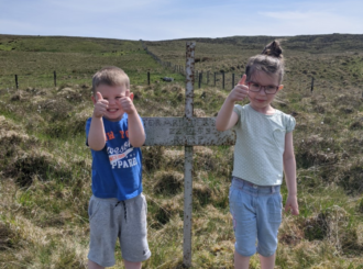 A hike to Ballsallagh Mountain to see the Soldier's Cross